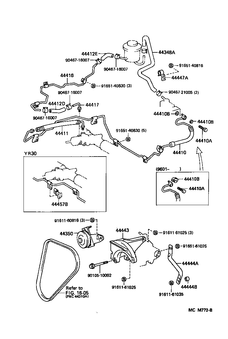  LITE TOWNACE V WG |  POWER STEERING TUBE
