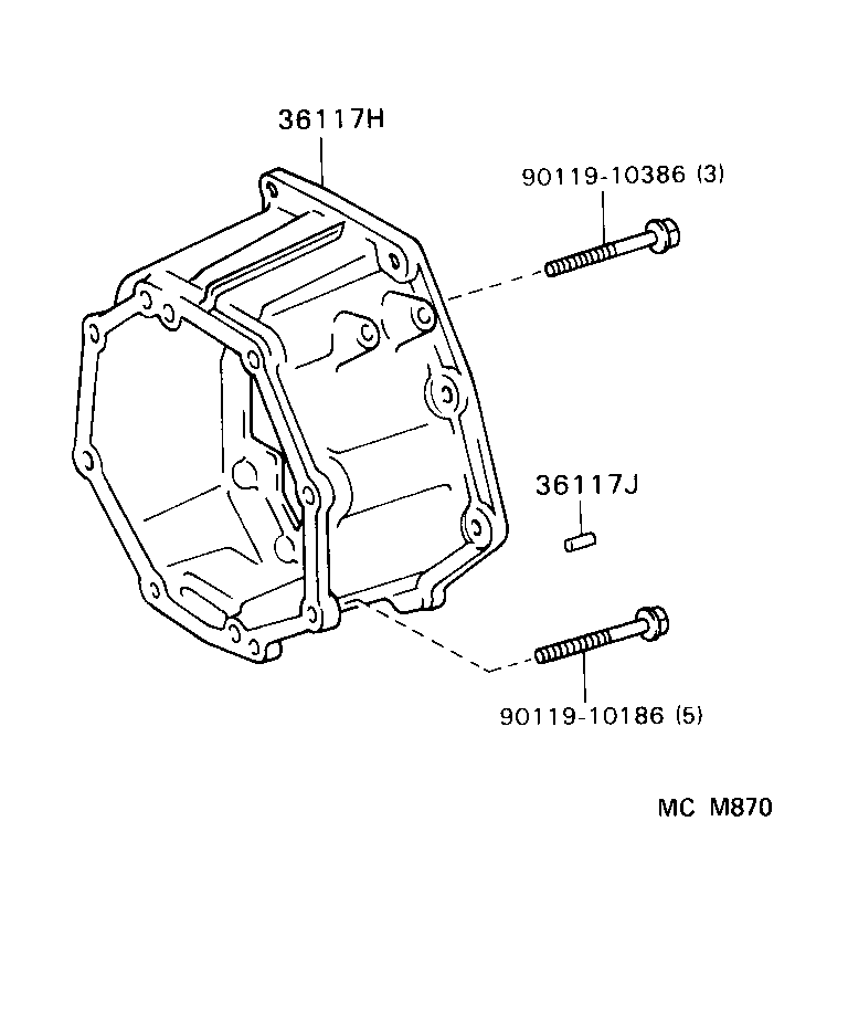  LITE TOWNACE V WG |  EXTENSION HOUSING MTM