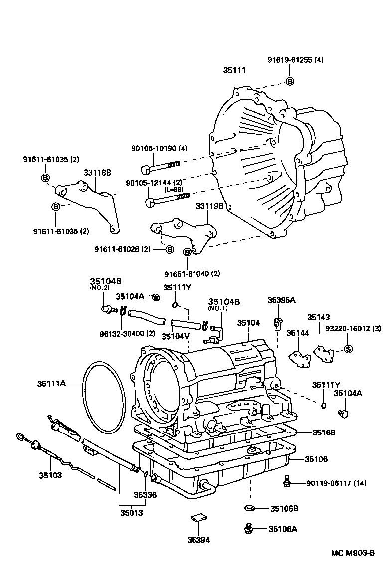 LITE TOWNACE V WG | TRANSMISSION CASE OIL PAN ATM