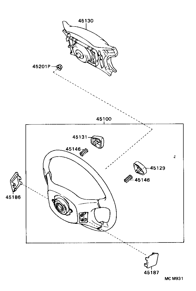  CARINA FF |  STEERING WHEEL