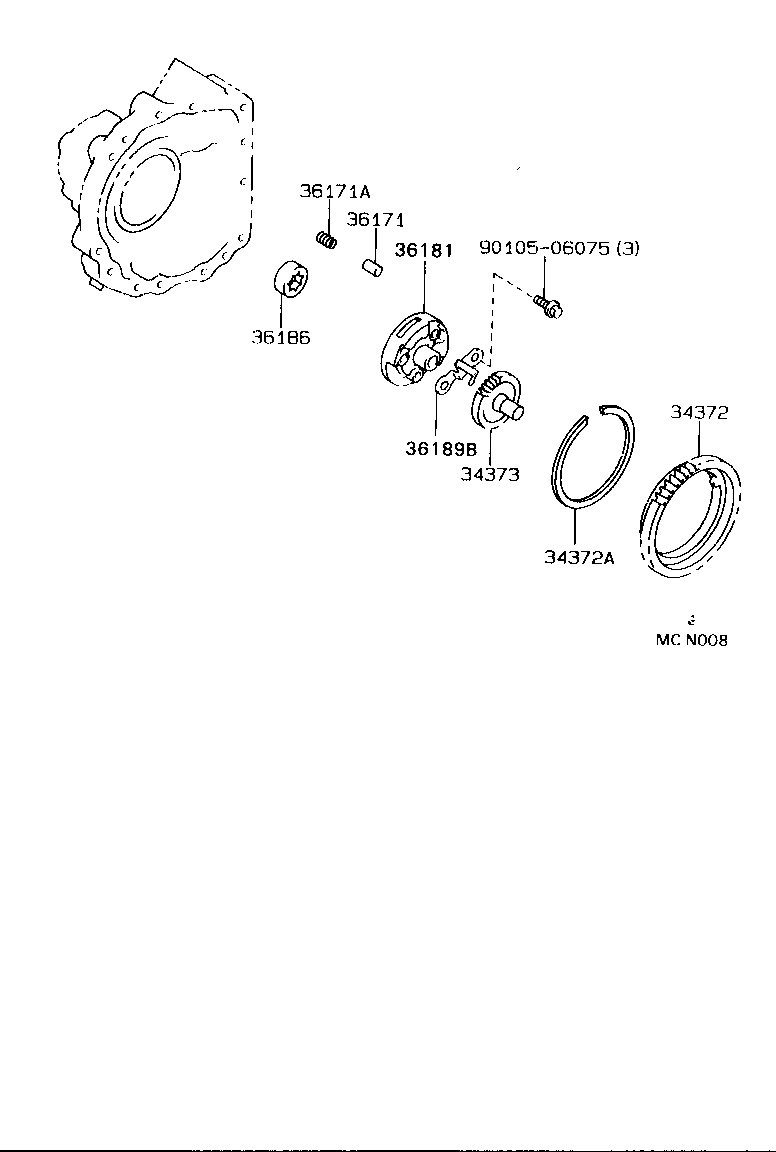  CARINA FF |  TRANSFER OIL PUMP