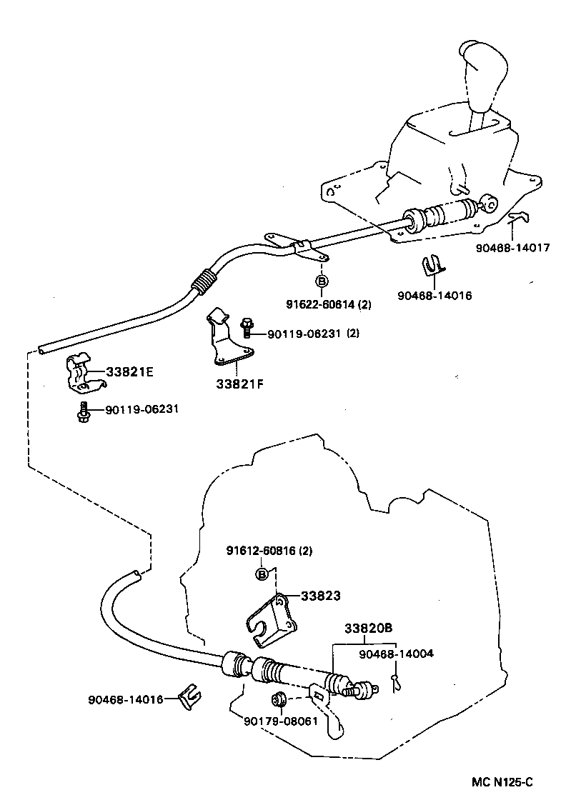 CARINA FF |  SHIFT LEVER RETAINER