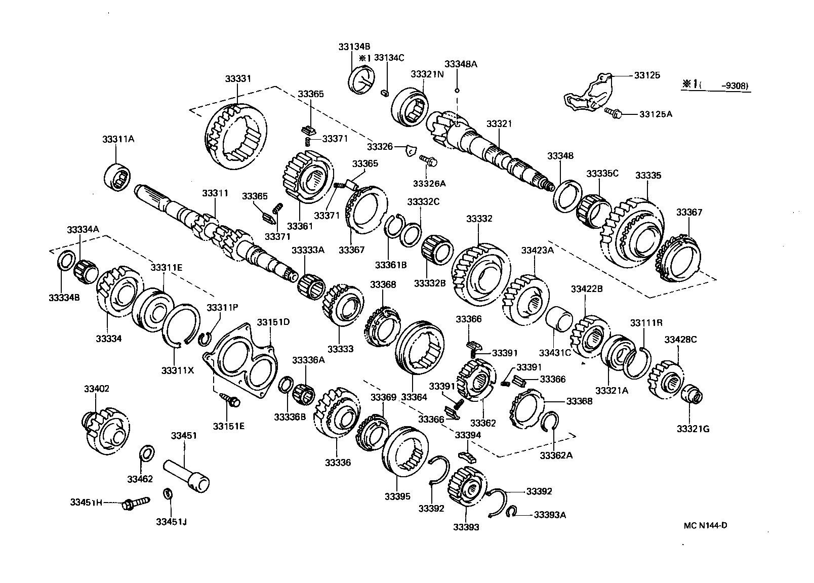  CARINA FF |  TRANSMISSION GEAR MTM