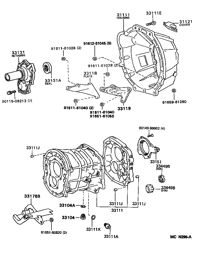  MARK 2 V WG |  CLUTCH HOUSING TRANSMISSION CASE MTM