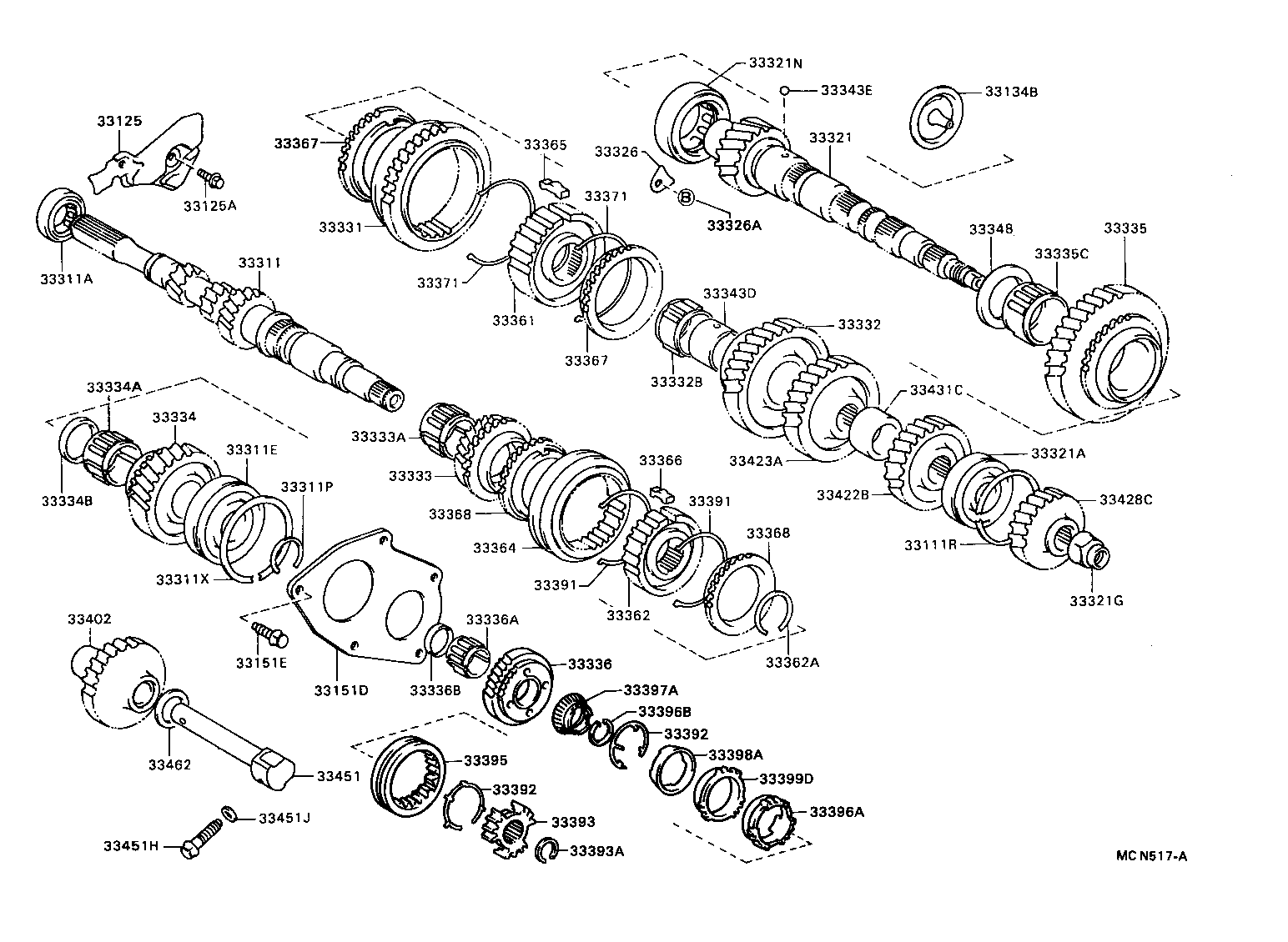  CARINA FF |  TRANSMISSION GEAR MTM