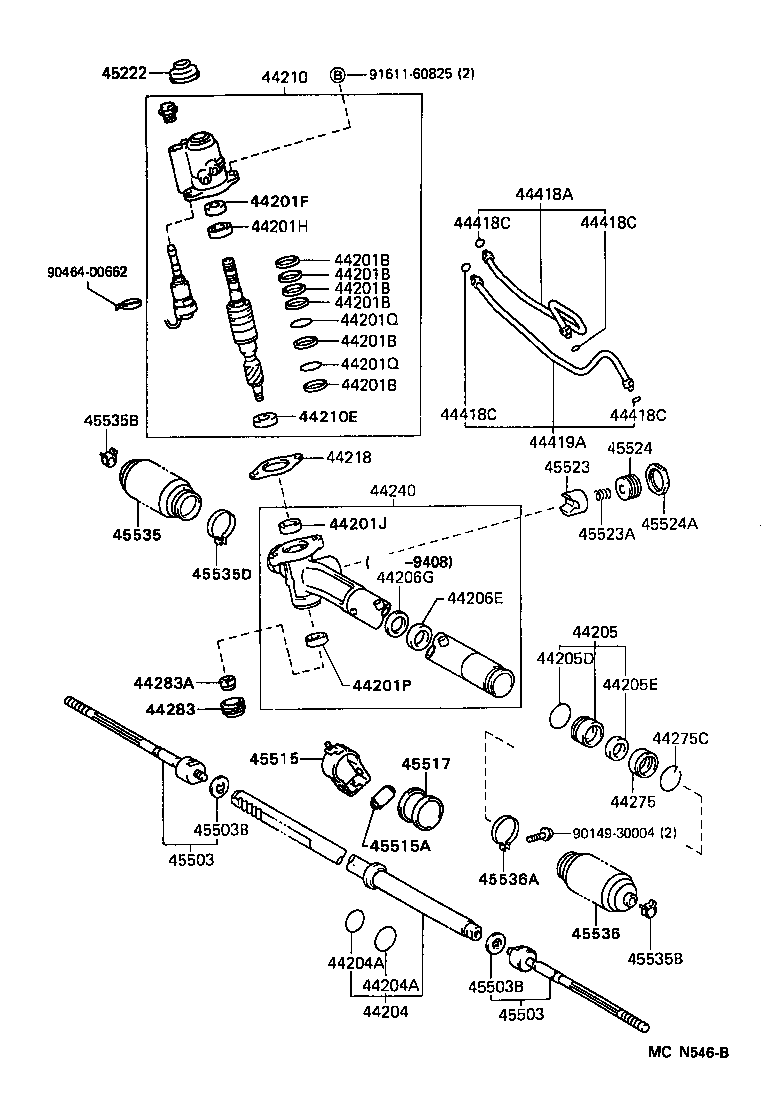  SCEPTER WG CP |  FRONT STEERING GEAR LINK