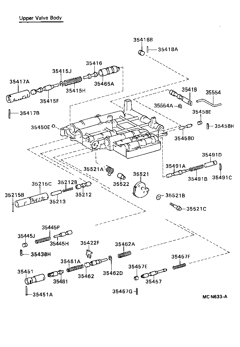  CARINA FF |  VALVE BODY OIL STRAINER ATM