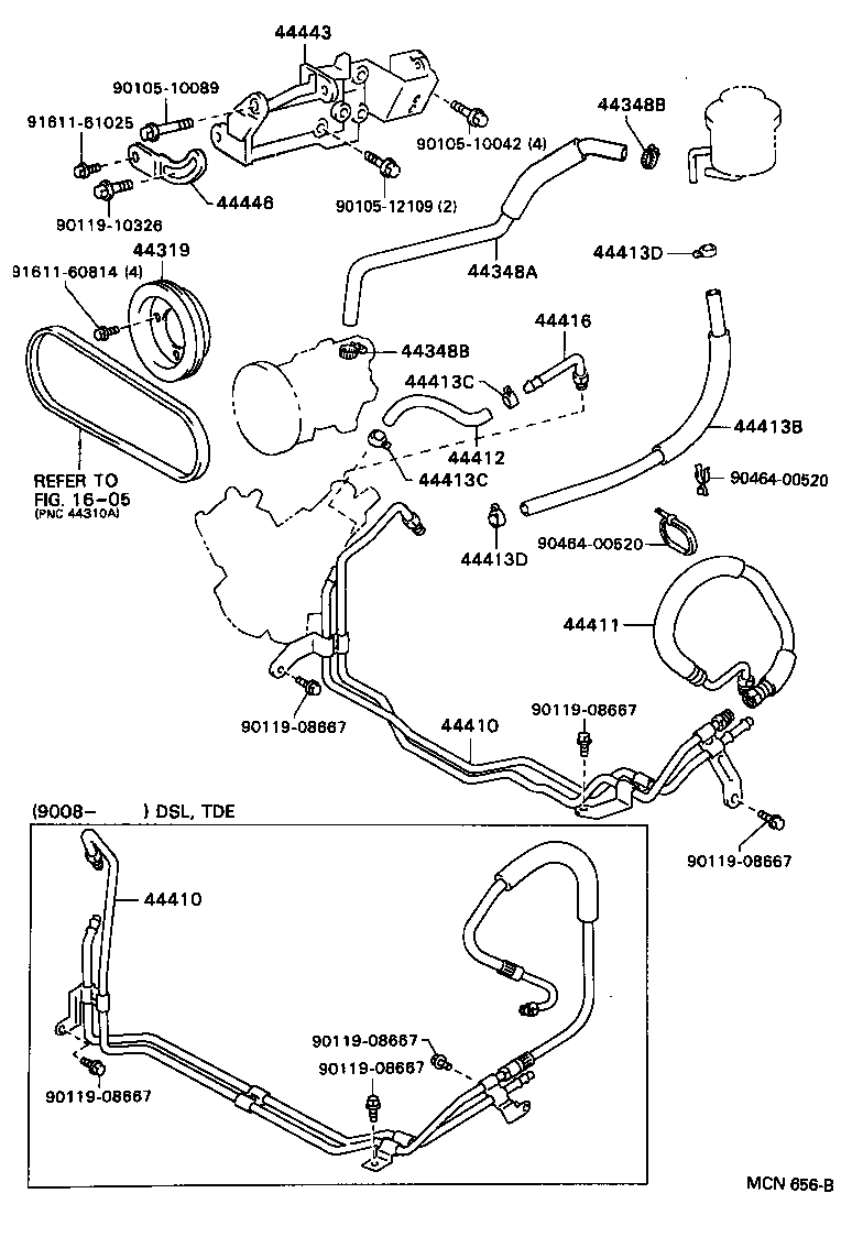  HILUX |  POWER STEERING TUBE