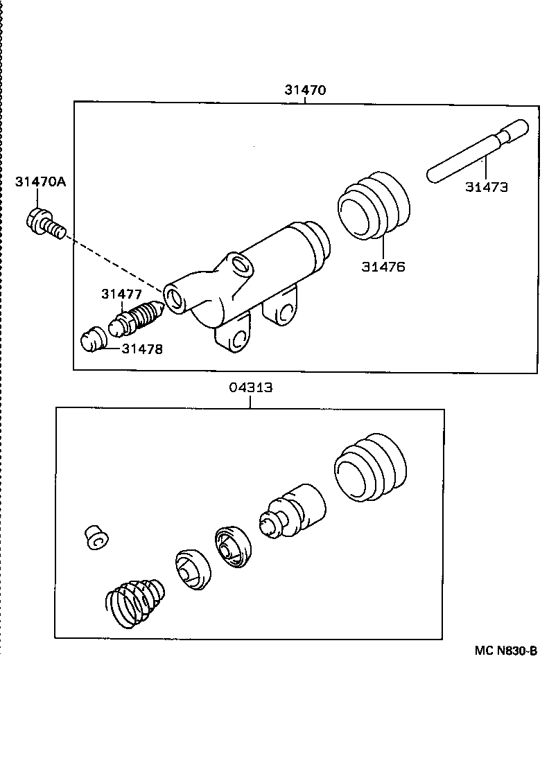  MARK 2 |  CLUTCH RELEASE CYLINDER