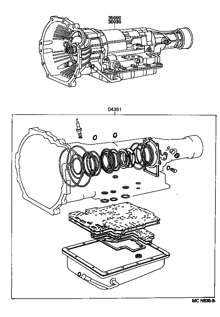MARK 2 | TRANSAXLE OR TRANSMISSION ASSY GASKET KIT ATM