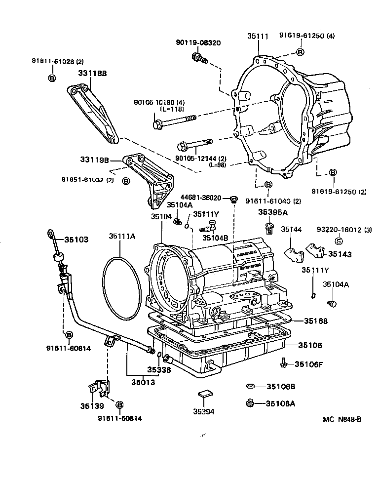  MARK 2 |  TRANSMISSION CASE OIL PAN ATM