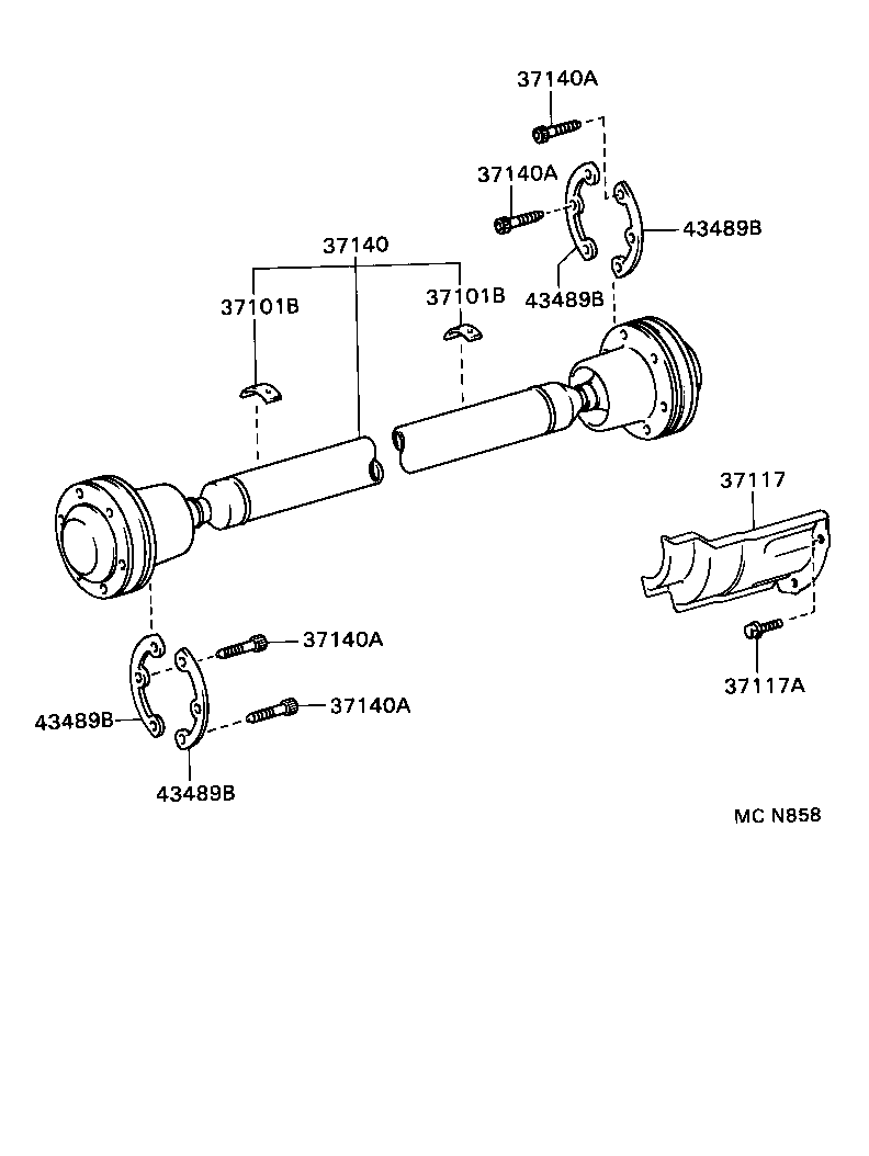  ARISTO |  PROPELLER SHAFT UNIVERSAL JOINT