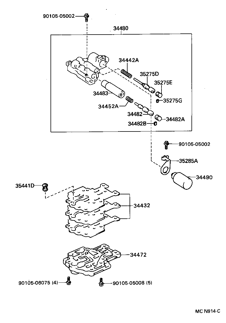  CHASER |  TRANSFER VALVE BODY VALVE LEVER
