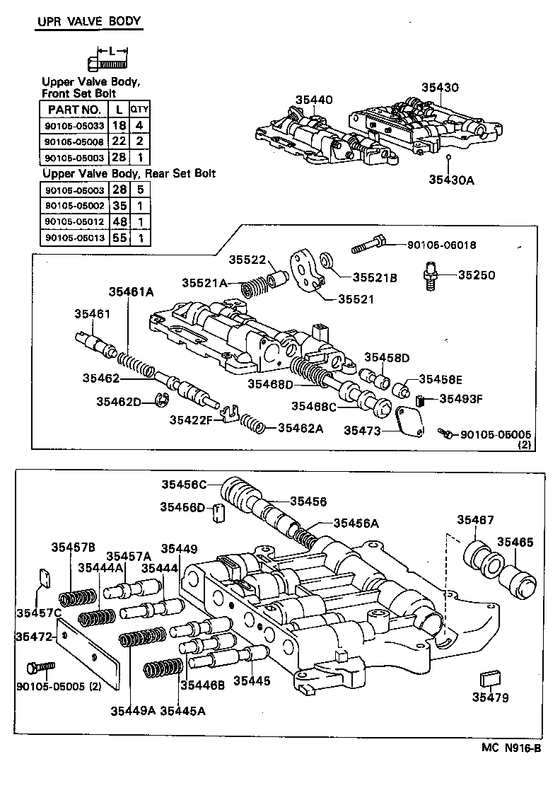  MARK 2 |  VALVE BODY OIL STRAINER ATM