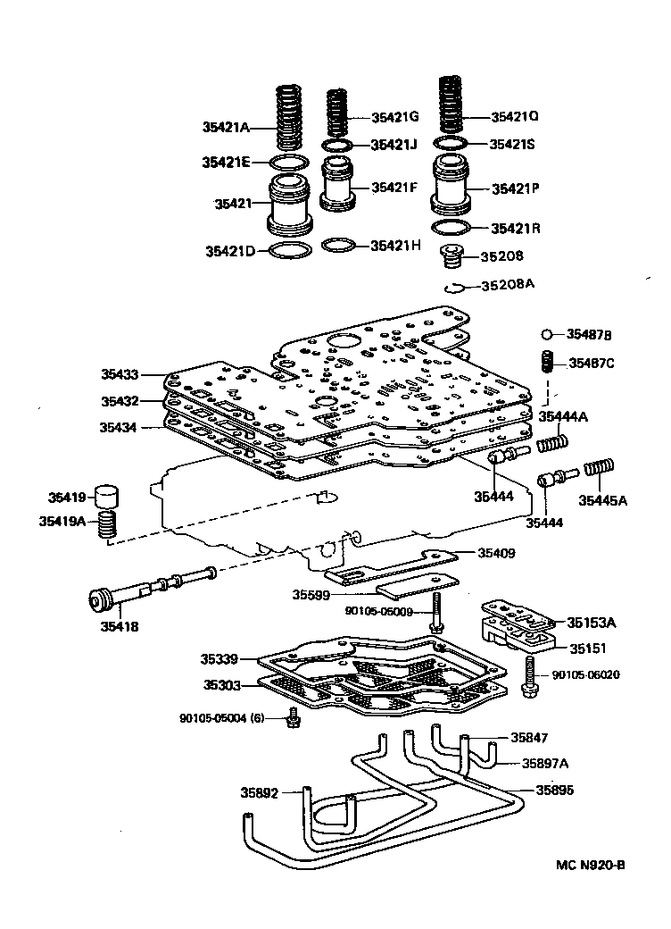  MARK 2 |  VALVE BODY OIL STRAINER ATM