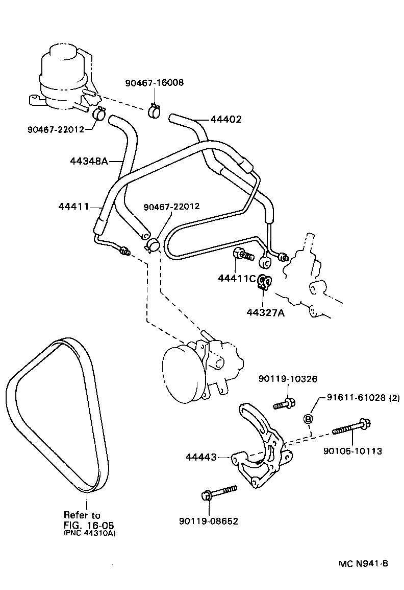  MARK 2 |  POWER STEERING TUBE