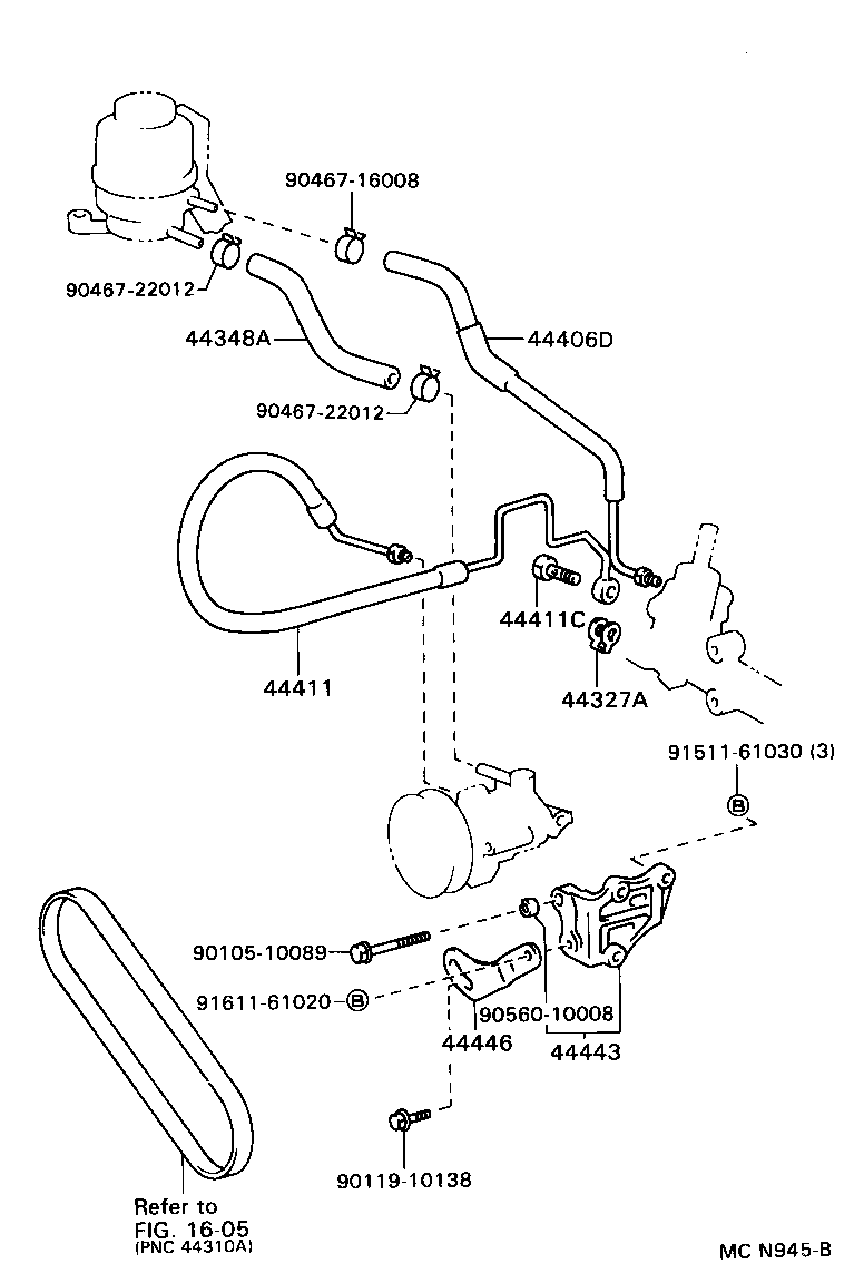  CHASER |  POWER STEERING TUBE