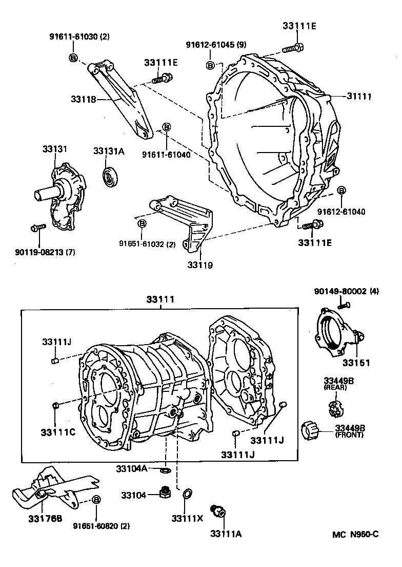  MARK 2 |  CLUTCH HOUSING TRANSMISSION CASE MTM