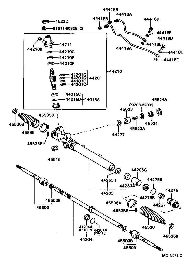  MARK 2 |  FRONT STEERING GEAR LINK