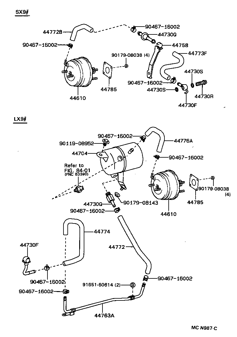  MARK 2 |  BRAKE BOOSTER VACUUM TUBE