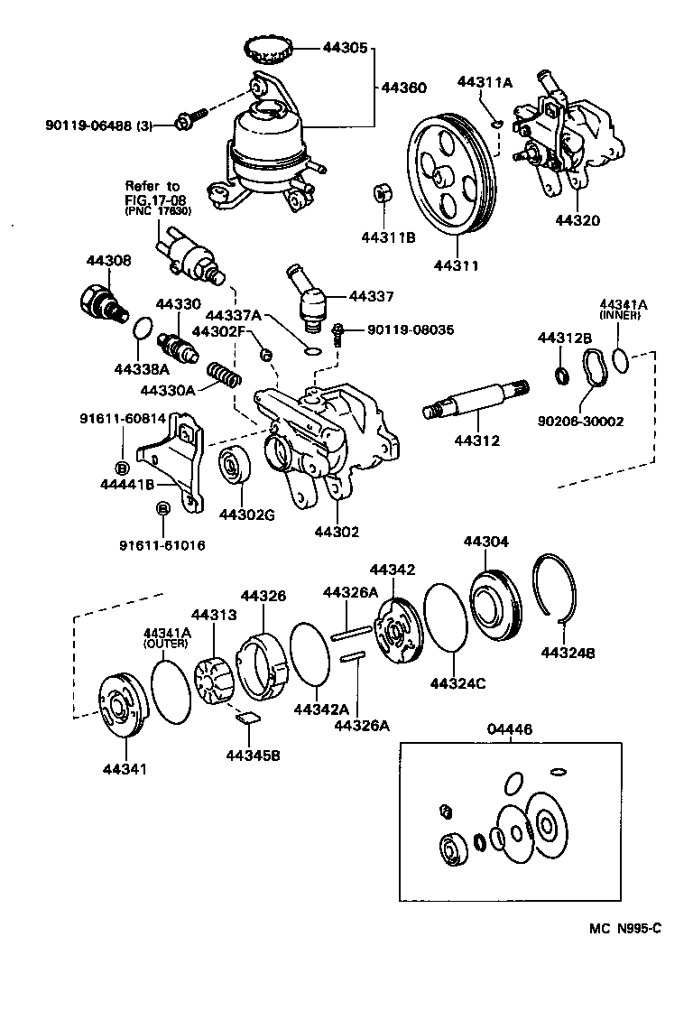  MARK 2 |  VANE PUMP RESERVOIR POWER STEERING