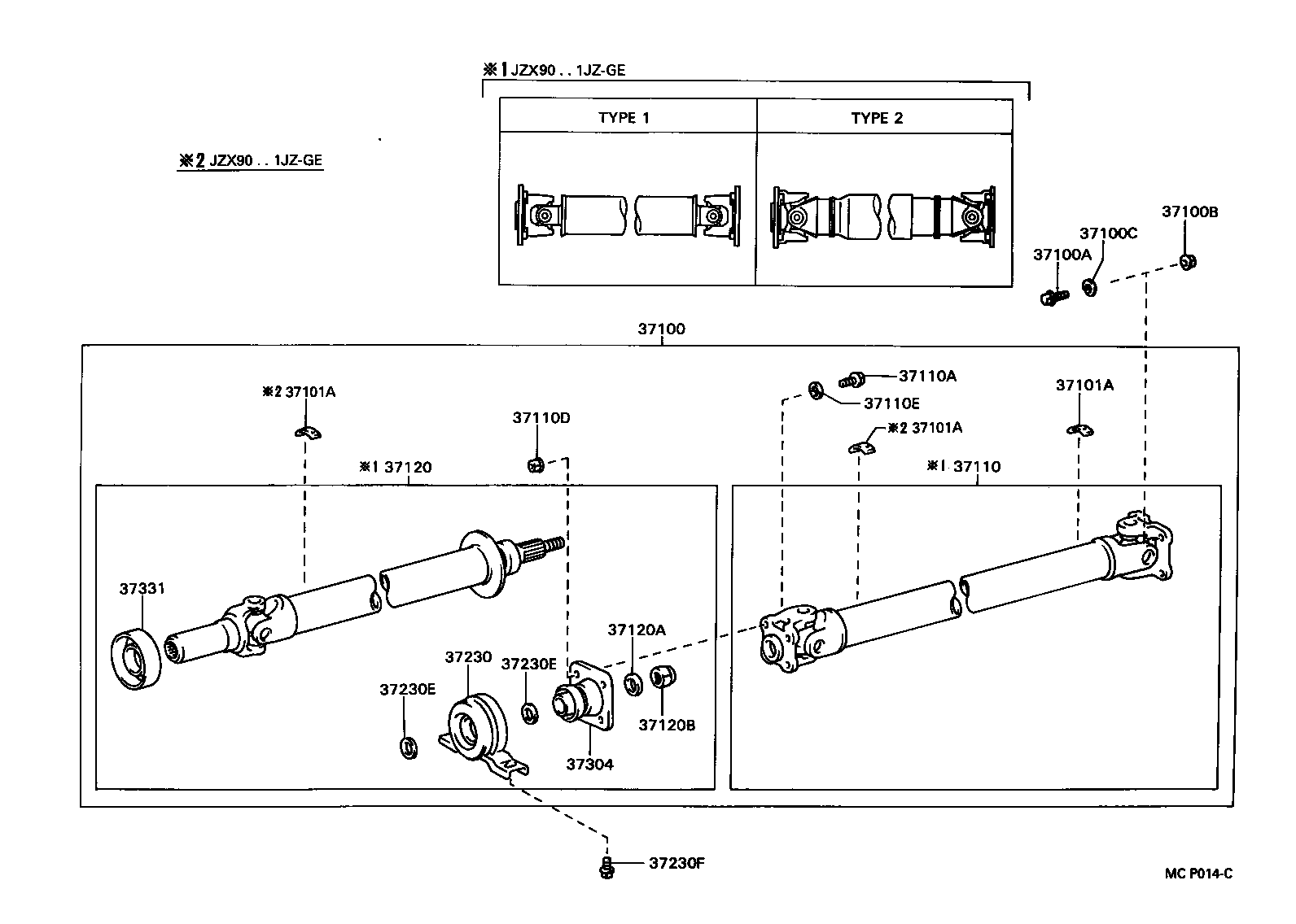  MARK 2 |  PROPELLER SHAFT UNIVERSAL JOINT