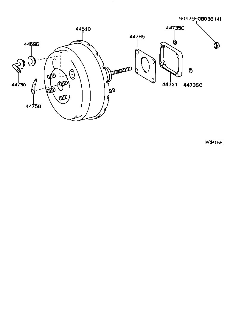  CENTURY |  BRAKE BOOSTER VACUUM TUBE