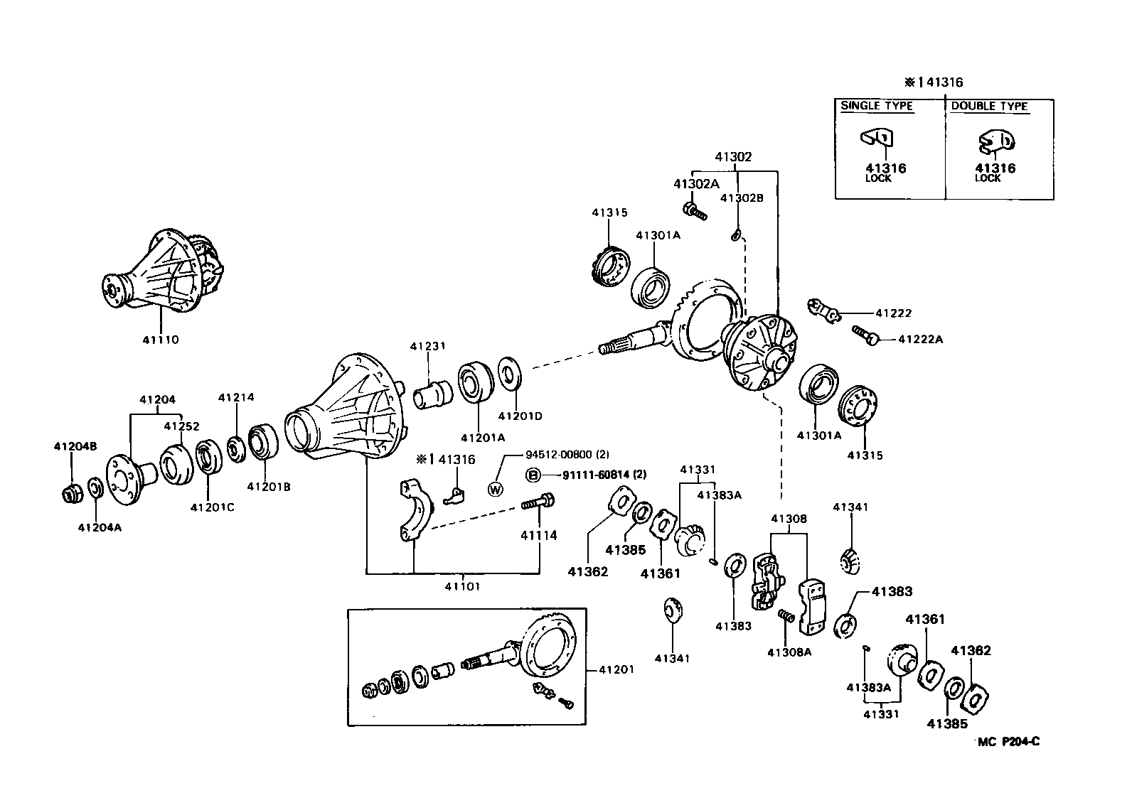  MARK 2 V WG |  REAR AXLE HOUSING DIFFERENTIAL