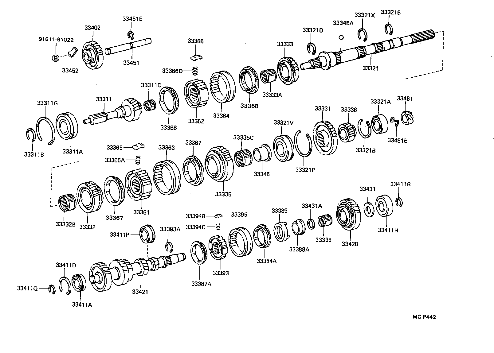  MARK 2 V WG |  TRANSMISSION GEAR MTM