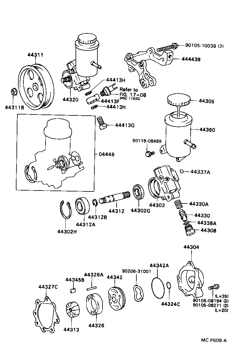  CHASER |  VANE PUMP RESERVOIR POWER STEERING