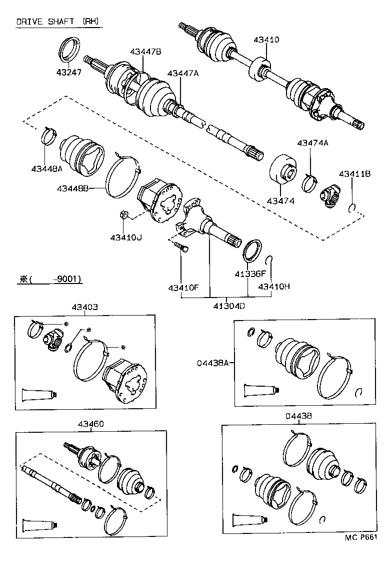  CARINA FF |  FRONT DRIVE SHAFT