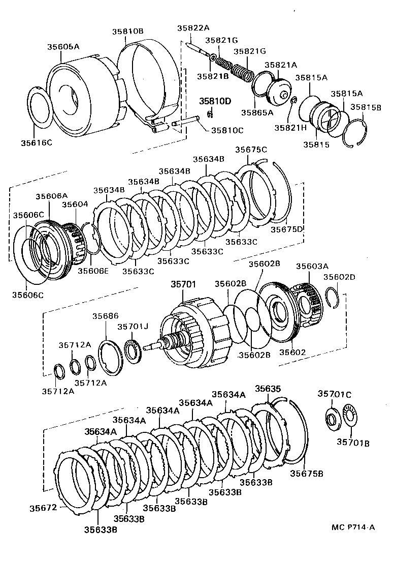  HILUX |  BRAKE BAND MULTIPLE DISC CLUTCH ATM