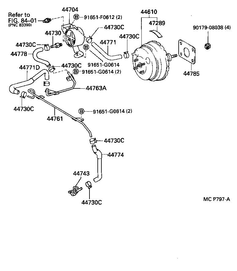  HILUX |  BRAKE BOOSTER VACUUM TUBE