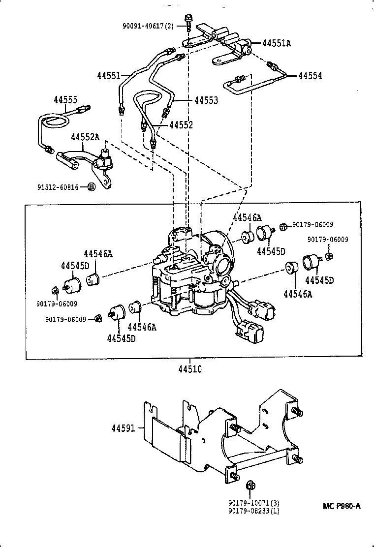  DYNA TOYOACE |  BRAKE TUBE CLAMP