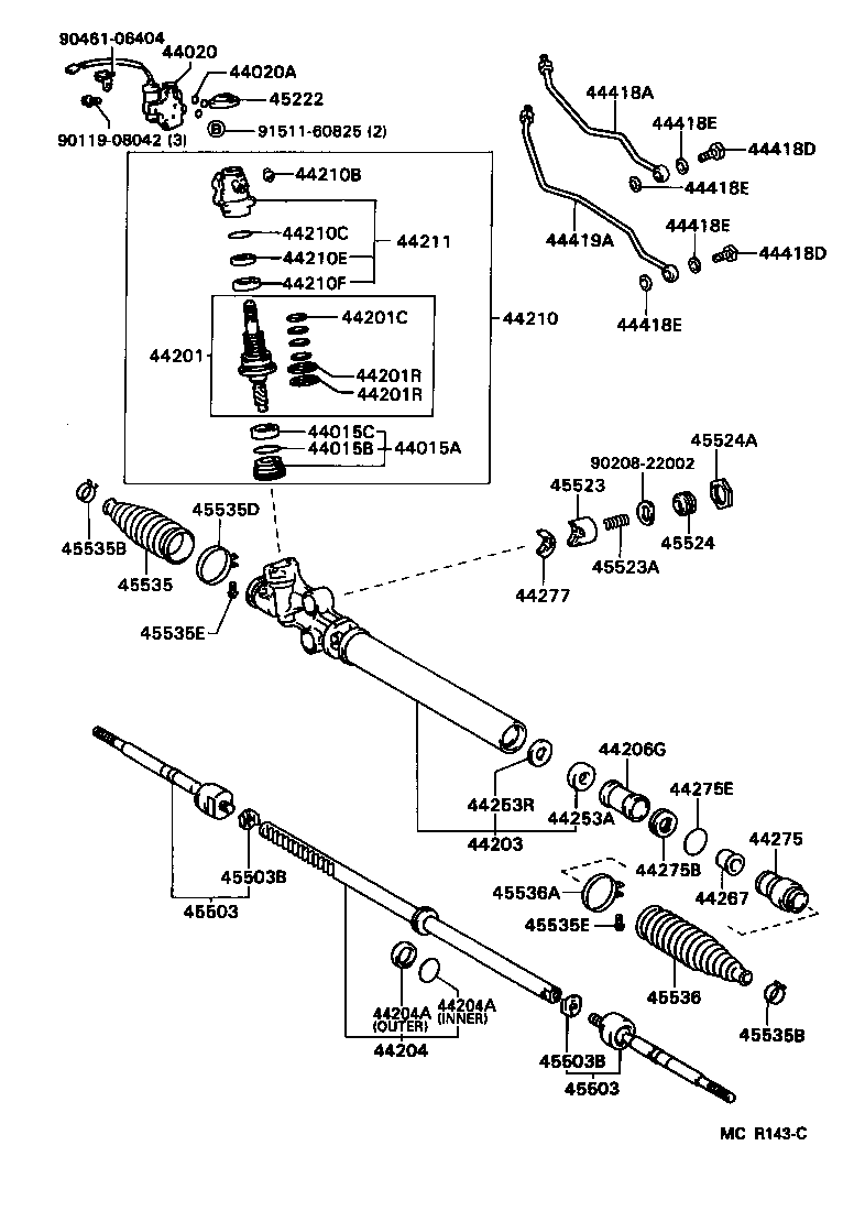  CHASER |  FRONT STEERING GEAR LINK
