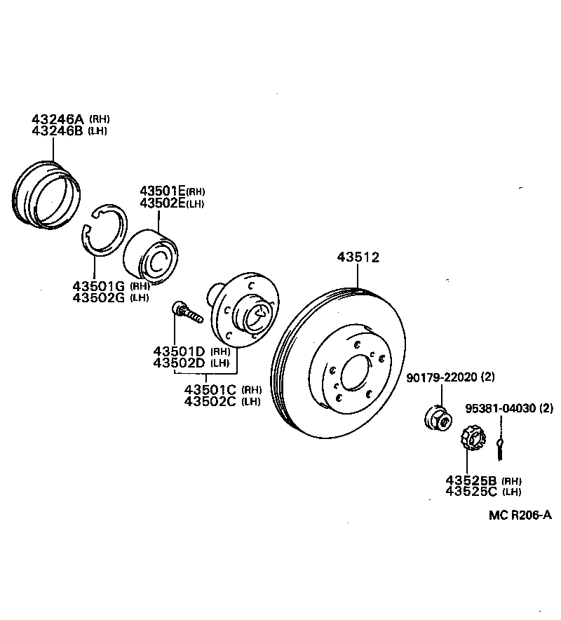  CHASER |  FRONT AXLE HUB