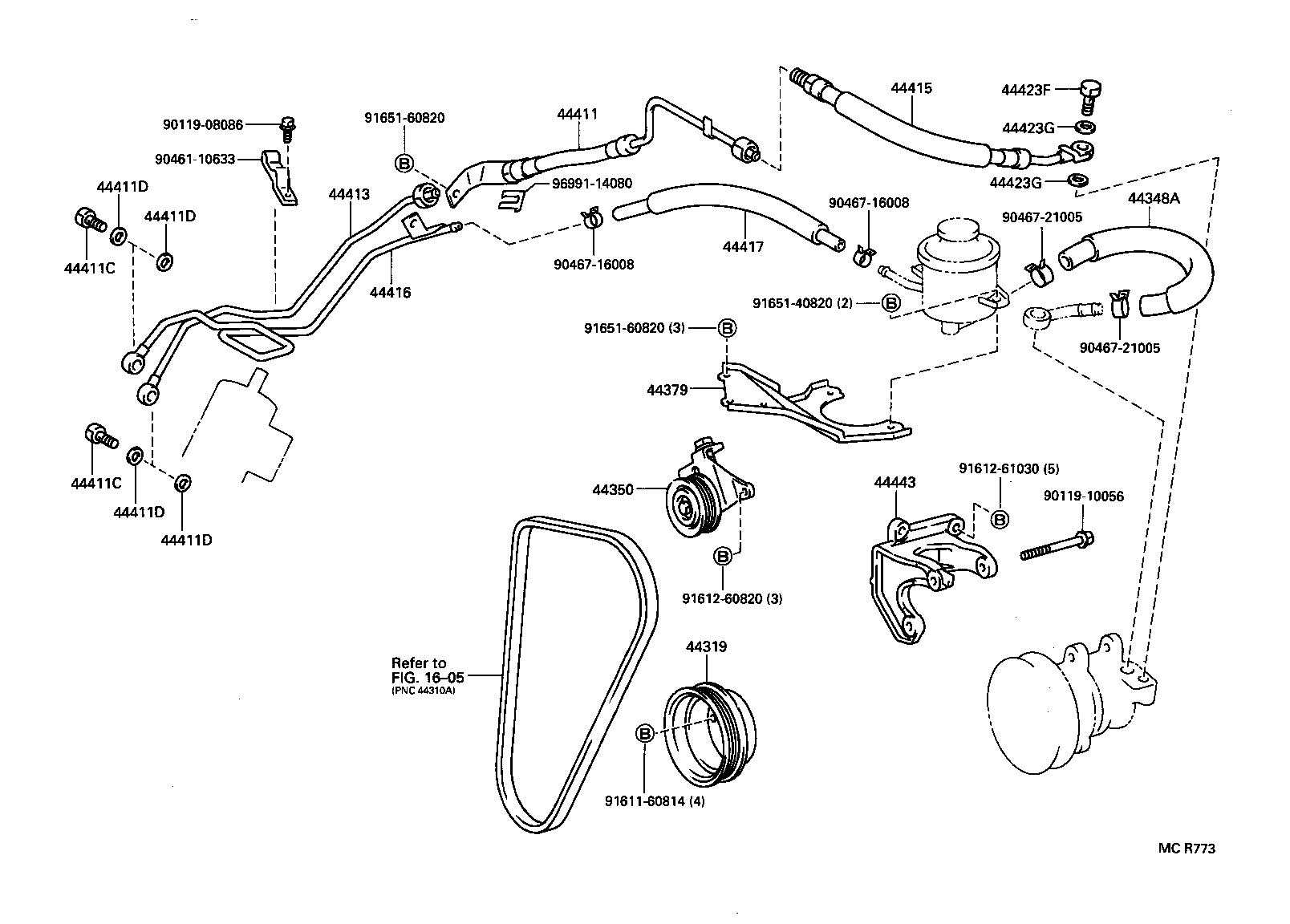  DYNA TOYOACE |  POWER STEERING TUBE