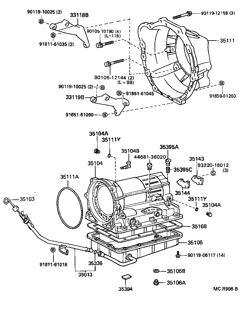  HILUX |  TRANSMISSION CASE OIL PAN ATM
