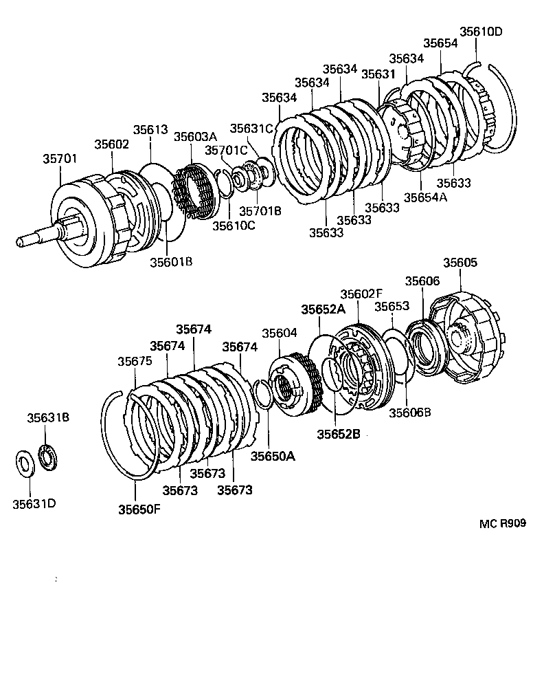  HILUX |  BRAKE BAND MULTIPLE DISC CLUTCH ATM