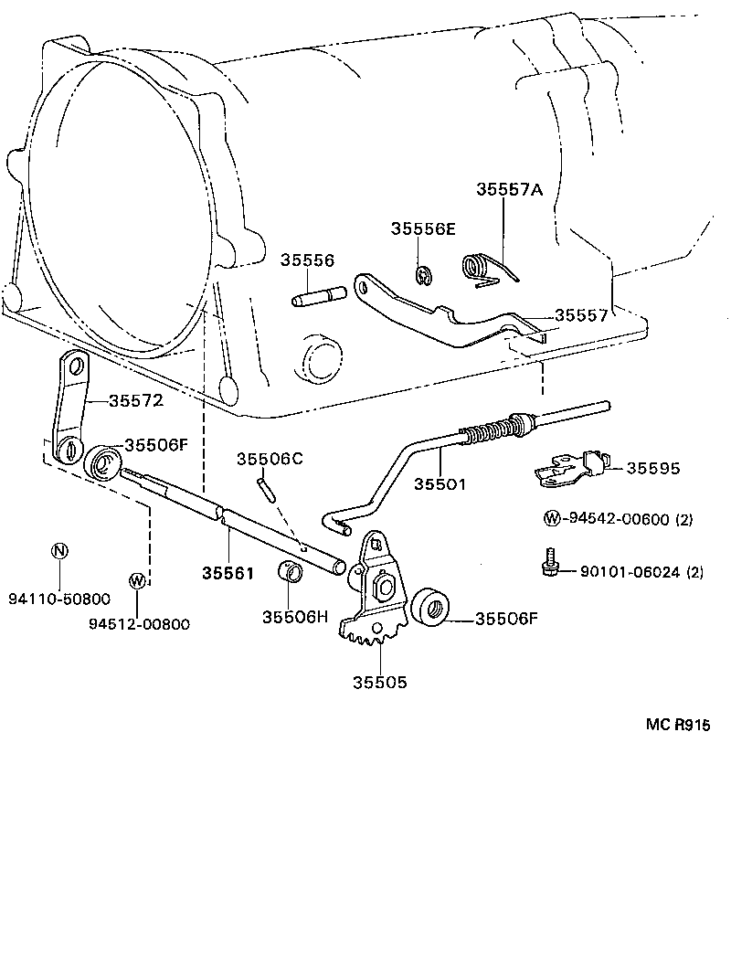  HILUX |  THROTTLE LINK VALVE LEVER ATM