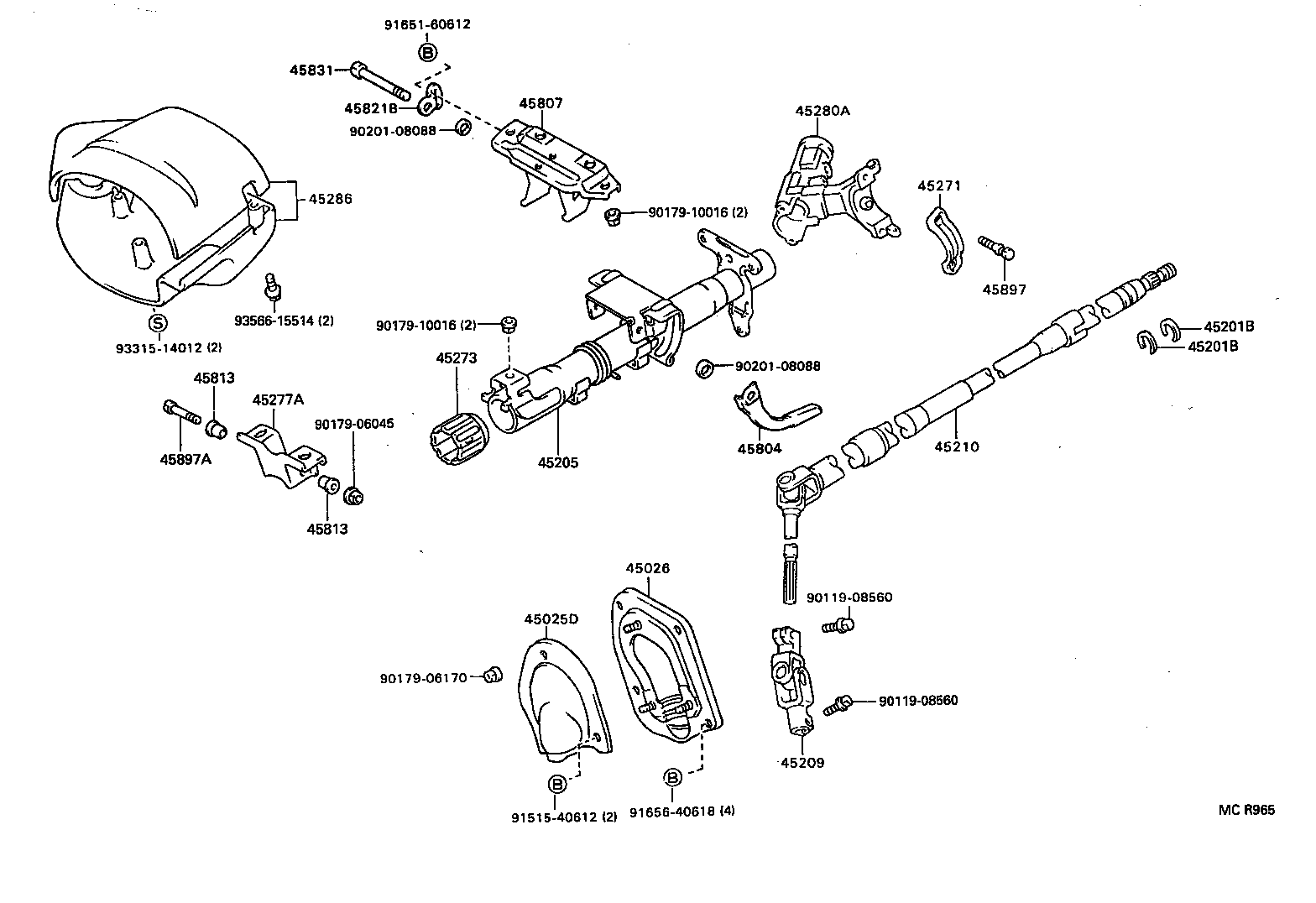  CYNOS |  STEERING COLUMN SHAFT