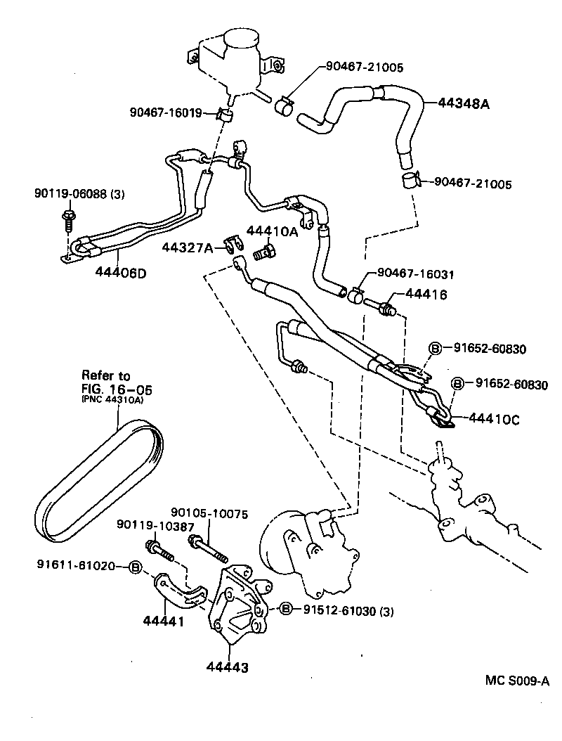  CARINA FF |  POWER STEERING TUBE
