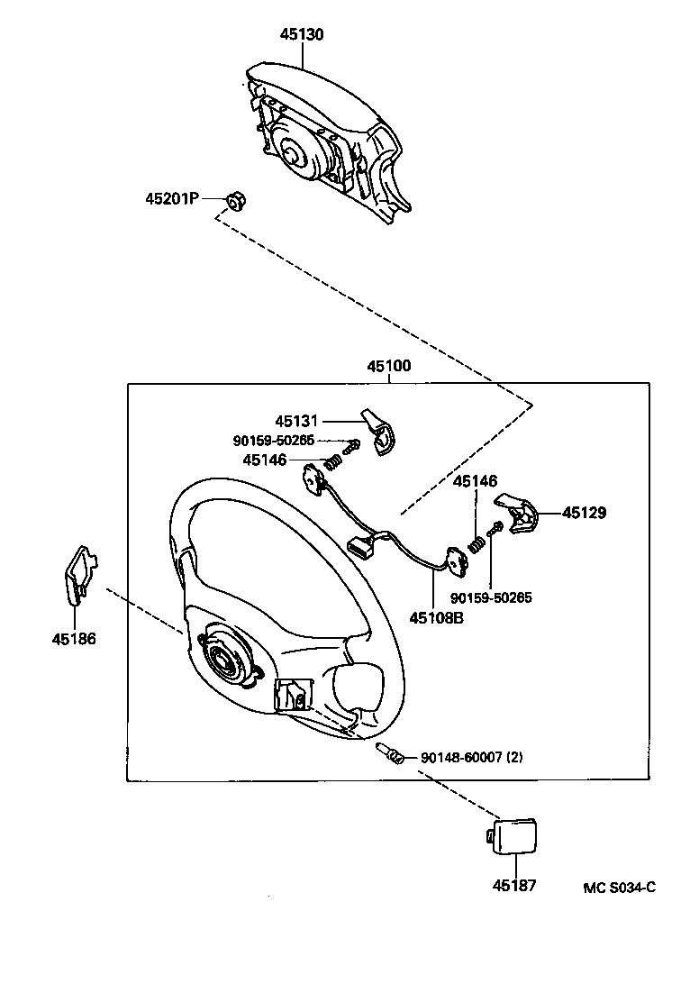  CARINA FF |  STEERING WHEEL