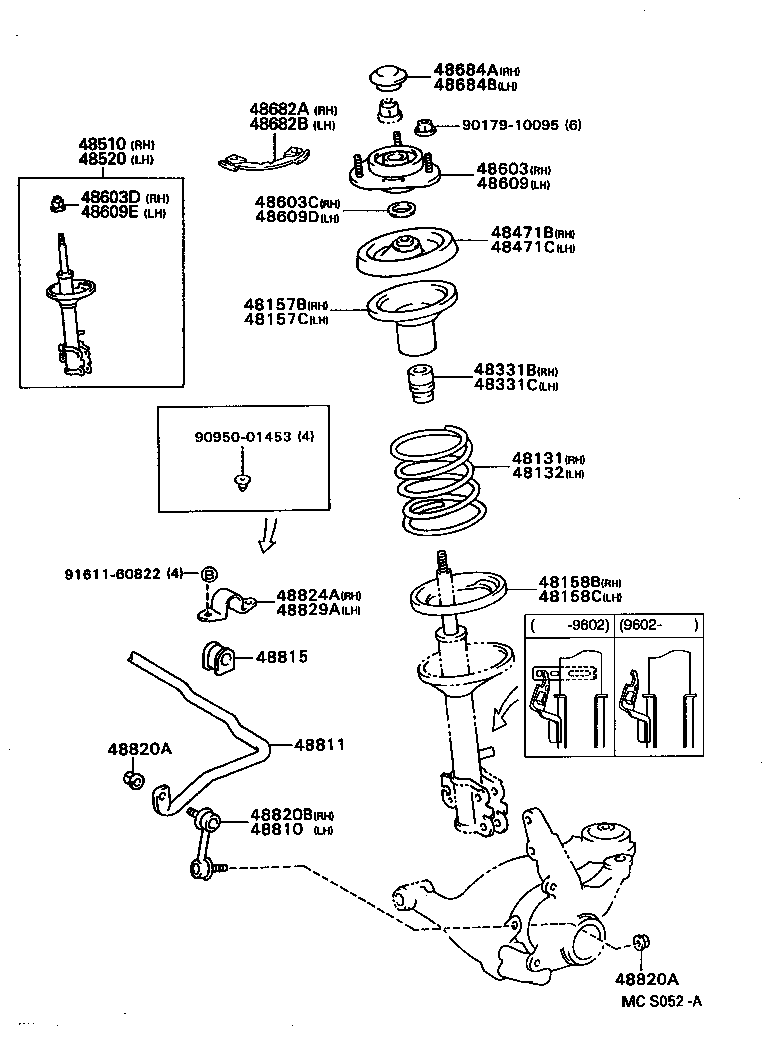  CARINA FF |  FRONT SPRING SHOCK ABSORBER