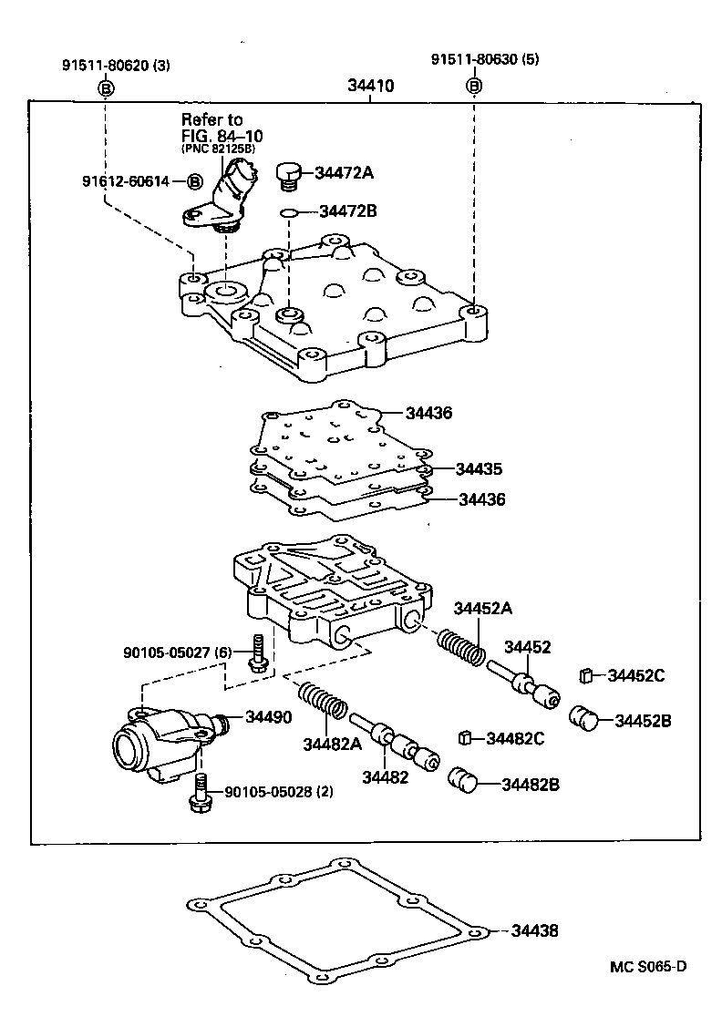  CARINA FF |  TRANSFER VALVE BODY VALVE LEVER