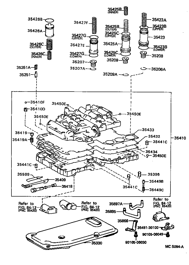  CHASER |  VALVE BODY OIL STRAINER ATM