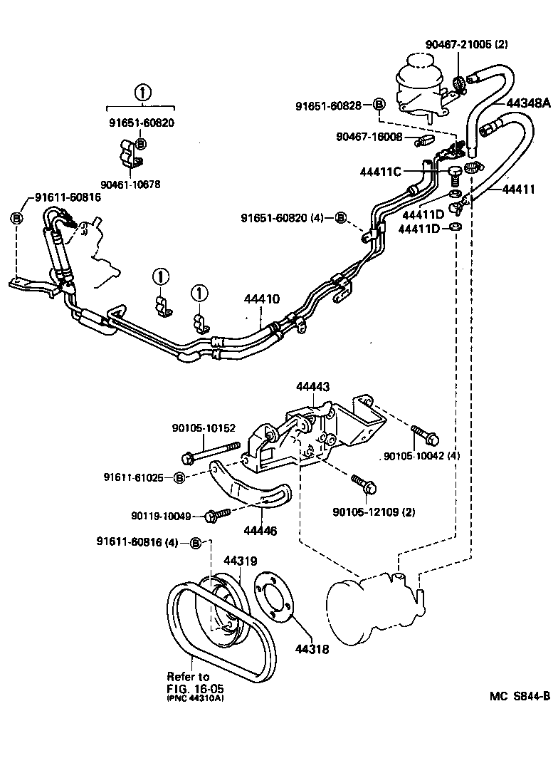  HIACE TRUCK |  POWER STEERING TUBE