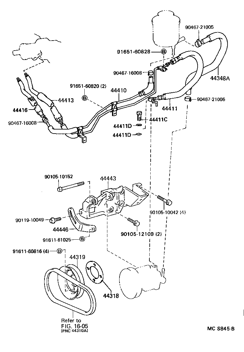  HIACE TRUCK |  POWER STEERING TUBE