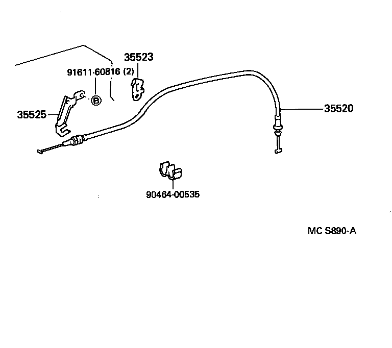  HIACE TRUCK |  THROTTLE LINK VALVE LEVER ATM