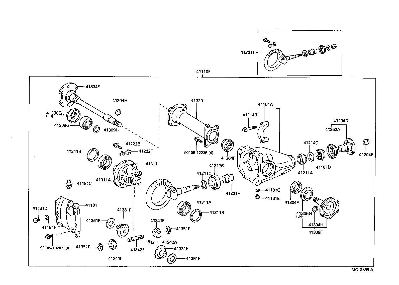  HIACE TRUCK |  FRONT AXLE HOUSING DIFFERENTIAL